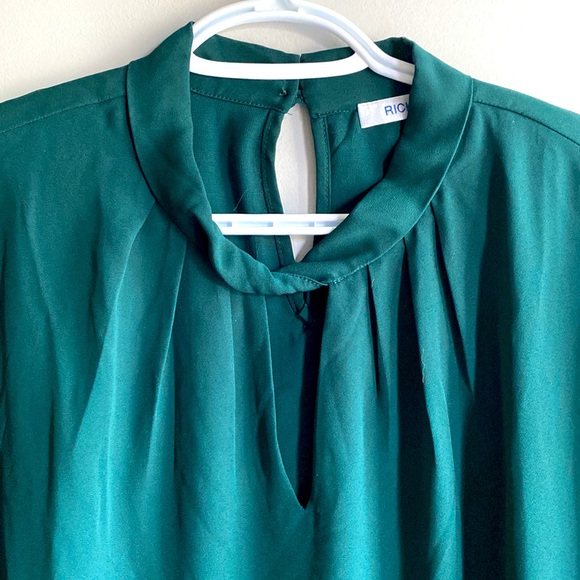 Forest Green Blouse from Ricki’s Size 16 - Picture 3 of 8